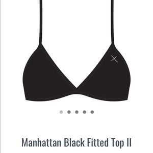 BoutineLA black bikini top